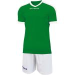 Futbalové dresy Givova bielej farby v športovom štýle z polyesteru s krátkymi rukávmi 