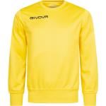 Pánske Futbalové dresy Givova žltej farby v športovom štýle z polyesteru s dlhými rukávmi na zimu 