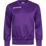 Pánske Futbalové dresy Givova fialovej farby v športovom štýle z polyesteru s dlhými rukávmi na zimu 