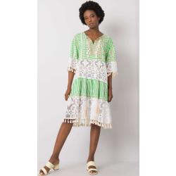 Zelené boho šaty Nayeli