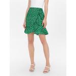 Dámske Mini sukne ONLY Olivia zelenej farby s kvetinovým vzorom z polyesteru vo veľkosti XS v zľave 