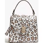 Dámske Kožené kabelky Guess s leopardím vzorom z polyuretánu Vegan 