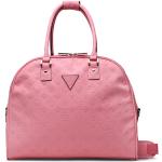 Dámske Shopper kabelky Guess ružovej farby z koženky v zľave 