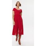 Dámske Denné šaty Guess červenej farby zo syntetiky vo veľkosti XS v zľave 