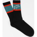 Dámske Ponožky Guess čiernej farby s pruhovaným vzorom z bavlny 