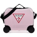 Detské Malé cestovné kufre Guess ružovej farby v zľave 