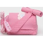 Detské Tašky na kočík Guess ružovej farby z bavlny 