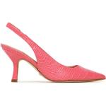 Dámske Kožené sandále Guess ružovej farby z koženky vo veľkosti 36 v zľave na leto 