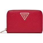 Dámske Luxusné peňaženky Guess červenej farby z koženky v zľave 