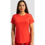 Dámske Bežecké tričká GymBeam červenej farby v športovom štýle z polyesteru v zľave 