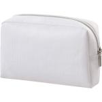 Pánske Kozmetické tašky Halfar bielej farby z polyesteru na zips 