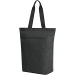 Nákupné tašky Halfar čiernej farby na zips 