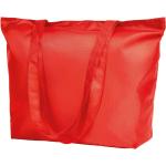 Pánske Nákupné tašky Halfar červenej farby z polyesteru na zips 
