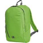 Pánske Školské batohy Halfar jablkovej zelenej farby v modernom štýle z polyesteru na zips polstrovaný chrbát 
