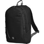 Pánske Školské batohy Halfar čiernej farby v modernom štýle z polyesteru na zips polstrovaný chrbát objem 12 l 