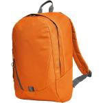 Pánske Školské batohy Halfar oranžovej farby v modernom štýle z polyesteru na zips polstrovaný chrbát objem 12 l 