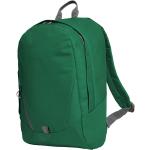 Pánske Školské batohy Halfar zelenej farby v modernom štýle z polyesteru na zips polstrovaný chrbát objem 12 l 
