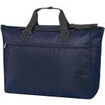 Cestovné tašky Halfar tmavo modrej farby v modernom štýle z polyesteru na zips udržateľná móda 