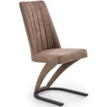 Jedálenské stoličky halmar oceľovo šedej farby v modernom štýle z kovu 