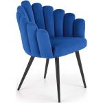 Jedálenské stoličky halmar sivej farby v modernom štýle zo zamatu 