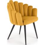 Jedálenské stoličky halmar sivej farby v modernom štýle zo zamatu 