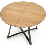Jedálenské stoly halmar oceľovo šedej farby z dubového dreva rozkladacie 