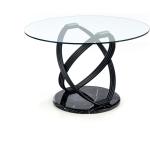 Jedálenské stoly halmar oceľovo šedej farby z kovu 