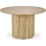 Jedálenské stoly halmar sivej farby z dubového dreva okrúhle 