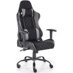 Kancelárske stoličky halmar oceľovo šedej farby v elegantnom štýle z kovu s motívom Drake 
