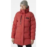 Dámske Zimné kabáty Helly Hansen červenej farby v zľave 