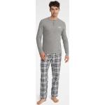 Pánske Pyžamové nohavice Henderson Baracco sivej farby z bavlny 