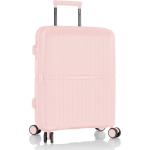 Dámske Malé cestovné kufre heys ružovej farby rotačné kolesá objem 50 l 