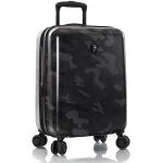Pánske Malé cestovné kufre heys čiernej farby v modernom štýle s maskáčovým vzorom z plastu rotačné kolesá 