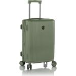 Pánske Malé cestovné kufre heys zelenej farby v elegantnom štýle z plastu rotačné kolesá objem 45 l 