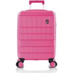 Dámske Malé cestovné kufre heys ružovej farby z plastu rotačné kolesá objem 39 l v zľave 