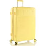 Dámske Veľké cestovné kufre heys žltej farby z polykarbonátu v zľave 