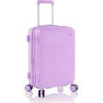 Dámske Malé cestovné kufre heys fialovej farby z polykarbonátu s motívom Lavender 