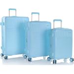 Dámske Súpravy kufrov heys svetlo modrej farby z polykarbonátu 