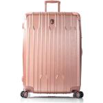 Dámske Veľké cestovné kufre heys ružovej farby v elegantnom štýle s kvetinovým vzorom z plastu rotačné kolesá 