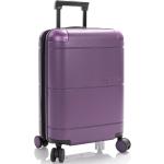 Dámske Malé cestovné kufre heys fialovej farby rotačné kolesá 