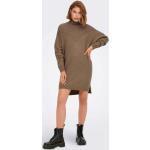 Dámske Pletené šaty ONLY béžovej farby s dĺžkou: Po kolená 