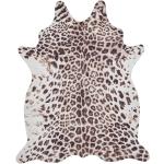 Rohože think rugs béžovej farby s leopardím vzorom z kožušiny s motívom: Leopard 