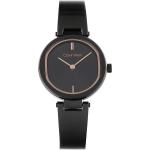 Dámske Náramkové hodinky Calvin Klein čiernej farby v zľave 