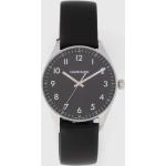 Pánske Náramkové hodinky Calvin Klein čiernej farby s koža remienkom  materiál púzdra Oceľ 