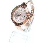 Náramkové hodinky Michael Kors zlatej farby s analógovým displejom s vodeodolnosťou 5 Bar 