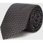 Hodvábna kravata BOSS čierna farba