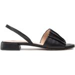Dámske Kožené sandále Högl čiernej farby vo veľkosti 35 na leto 