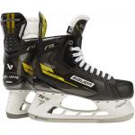 Hokejové korčule Bauer Supreme oceľovo šedej farby z nehrdzavejúcej ocele 