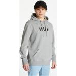 HUF Essentials OG Logo Hoodie Grey Heather