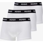 Hugo Boss Logo-Waistband Trunks 3-Pack White